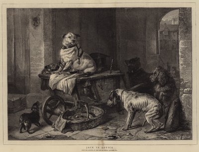 ジャック・イン・オフィス 作： Edwin Landseer